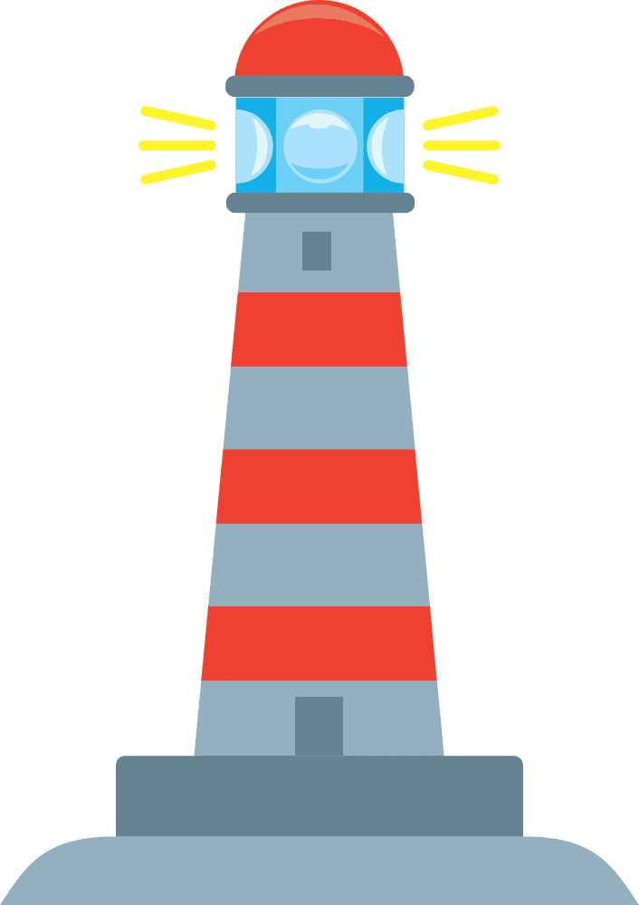 Radiant Lighthouse Beacon of Hope PNG