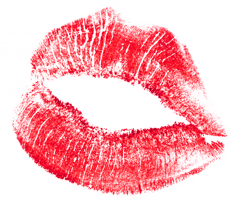 Bold Lipstick Kiss Mark of Confidence PNG