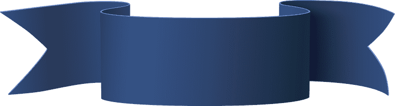 Elegant Blue Banner Design PNG