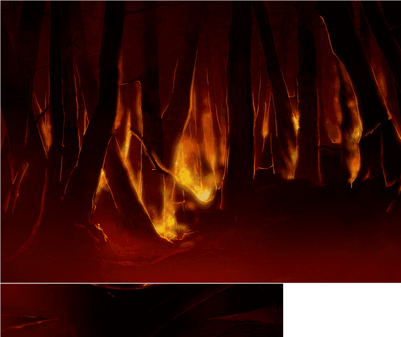 Forest of Flames A Fiery Awakening PNG