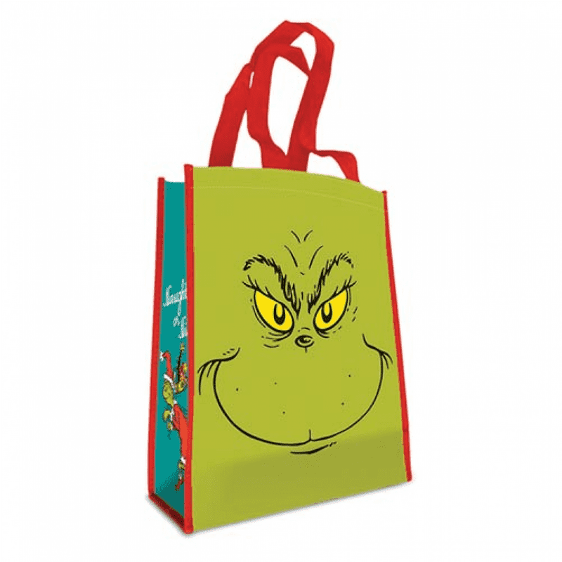 Grinch-Inspired Holiday Bag for All Occasions PNG