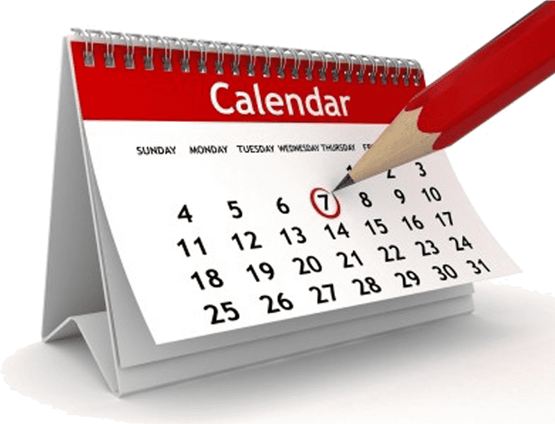 Essential Desk Calendar for Daily Planning PNG