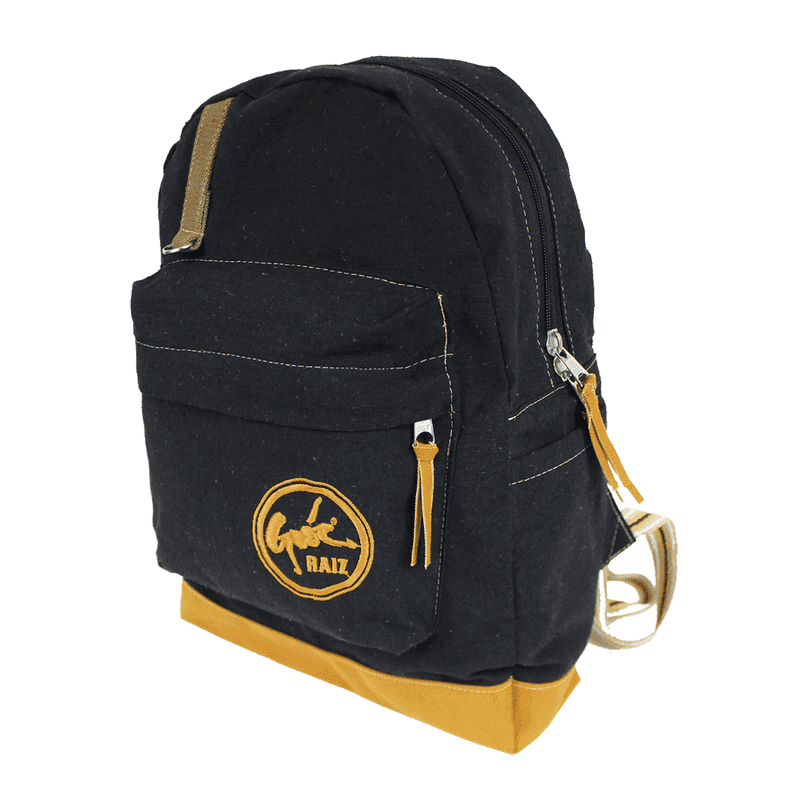 Stylish Black and Yellow Messenger Bag PNG