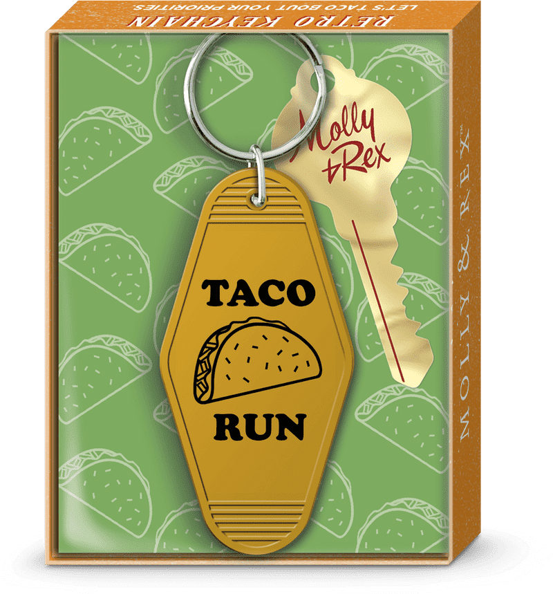 Taco Run Fun Keychain Adventure PNG