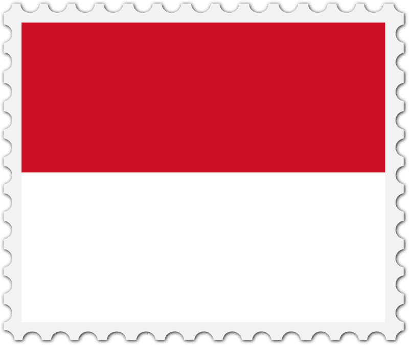 Indonesian Passport Stamp of Adventure PNG