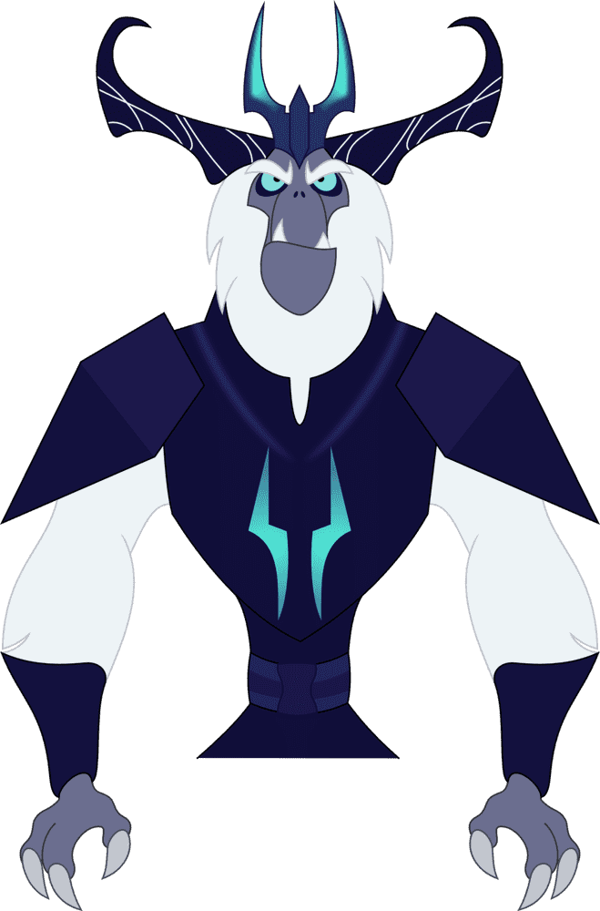 Storm Guardian of the Frozen Skies PNG