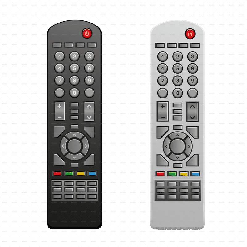 Dual Design Remote Control Set PNG
