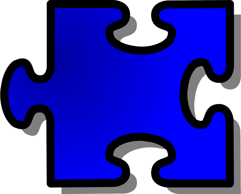 Interlocking Jigsaw Pieces of Creativity PNG