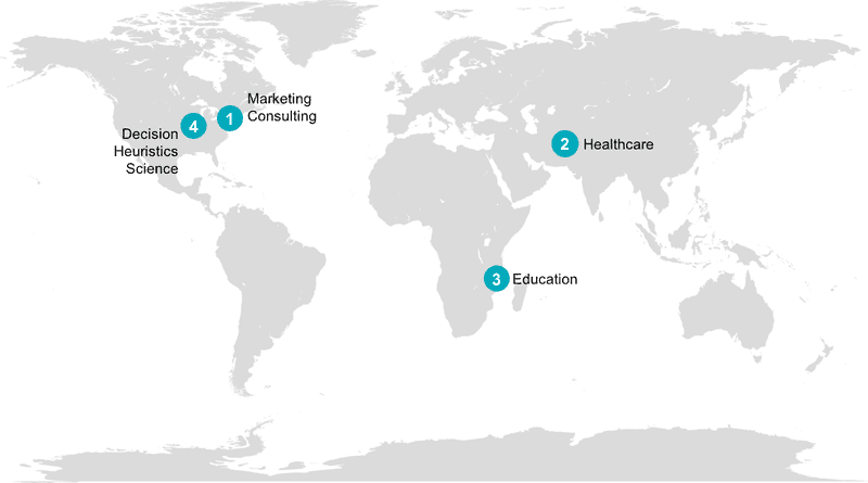 World Map of Global Decision Making and Healthcare PNG