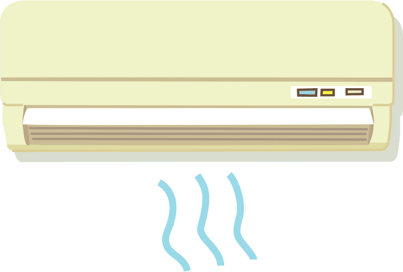 Efficient Home Air Conditioner System PNG