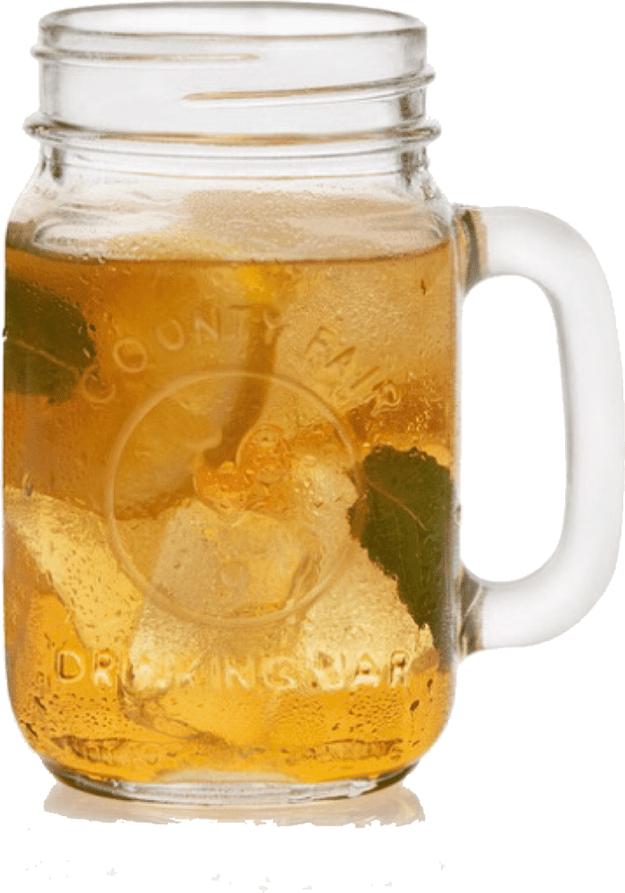 Refreshing Herbal Iced Drink Delight PNG