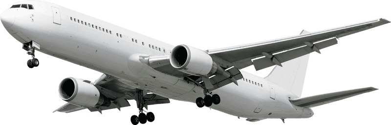 Airplane in Flight Soaring Through the Sky PNG