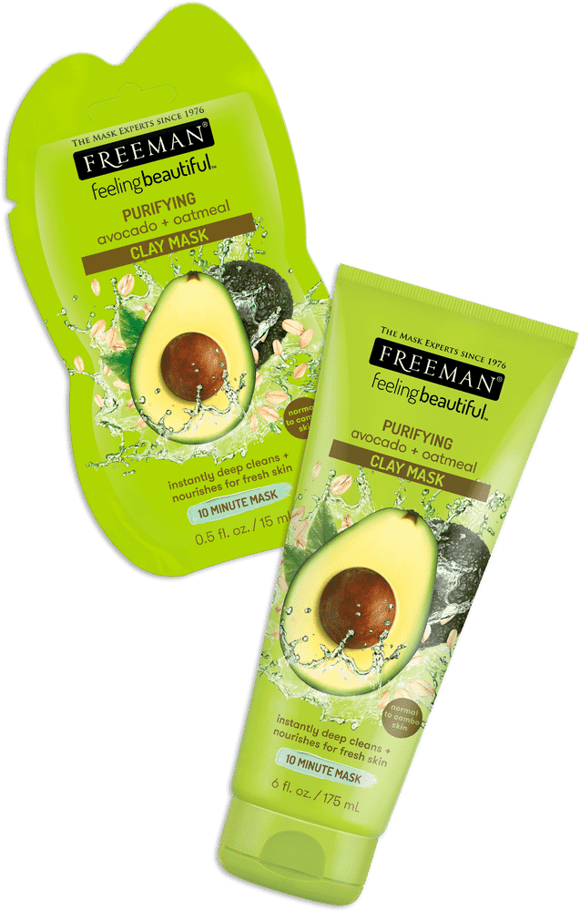 Oatmeal Avocado Purifying Clay Mask Duo PNG