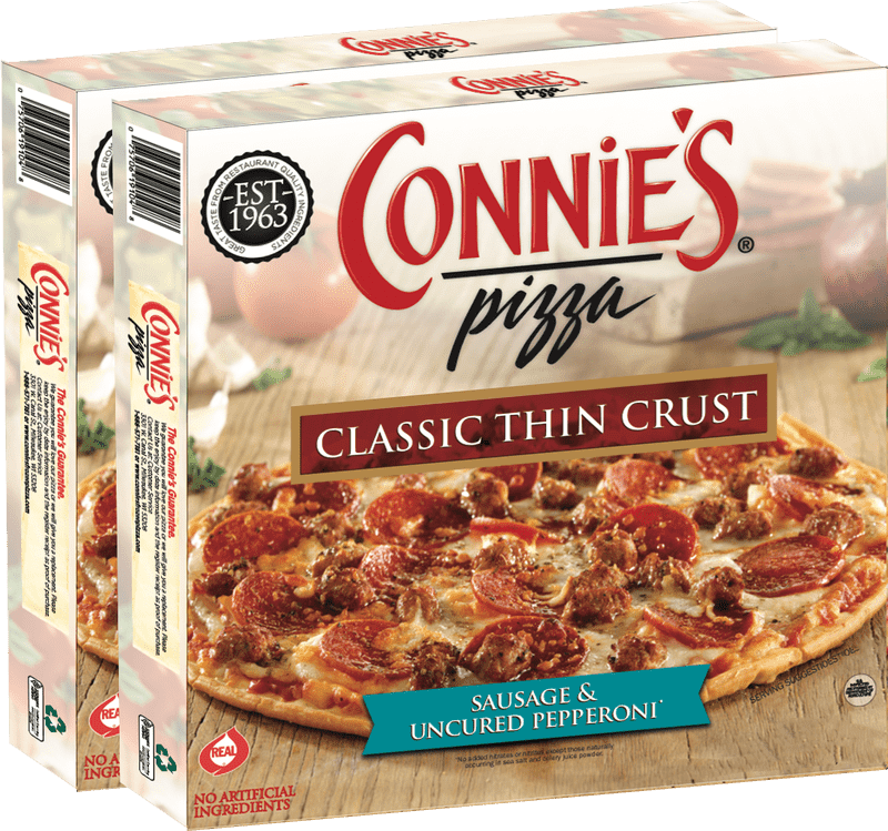Connie's Classic Thin Crust Pizza Cutter Companion PNG