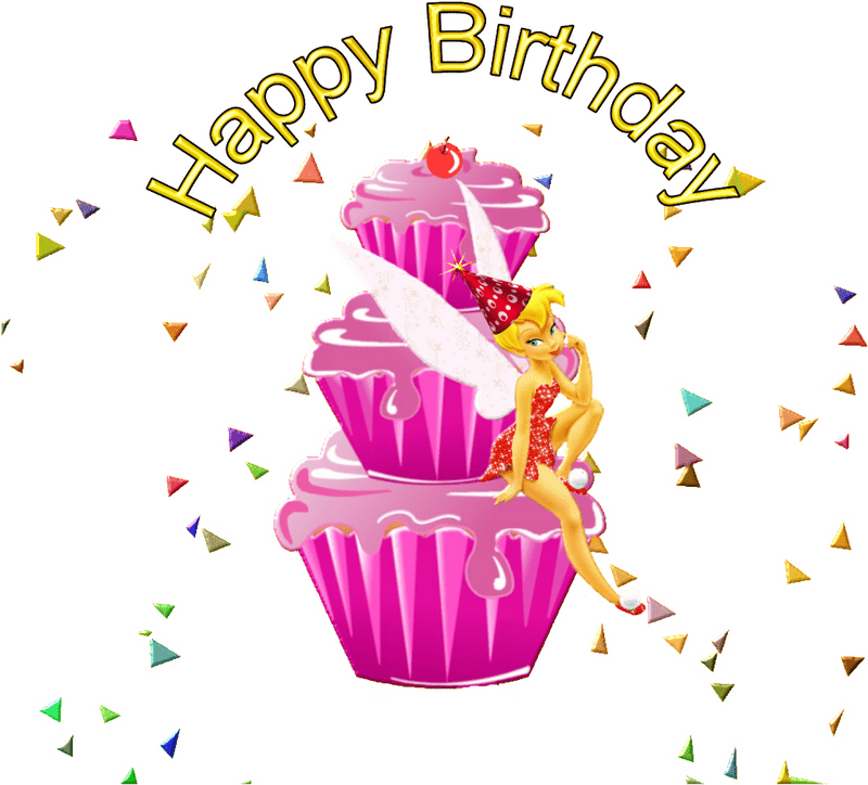 Whimsical Fairy Birthday Delight PNG