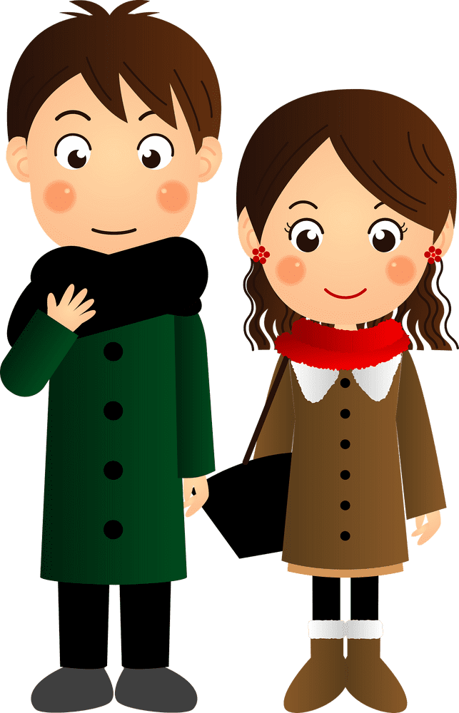 Stylish Winter Cloth Collection for Couples PNG