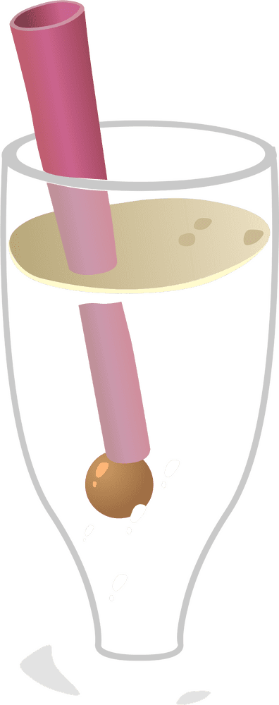 Refreshing Bubbly Drink with Flavorful Twist PNG
