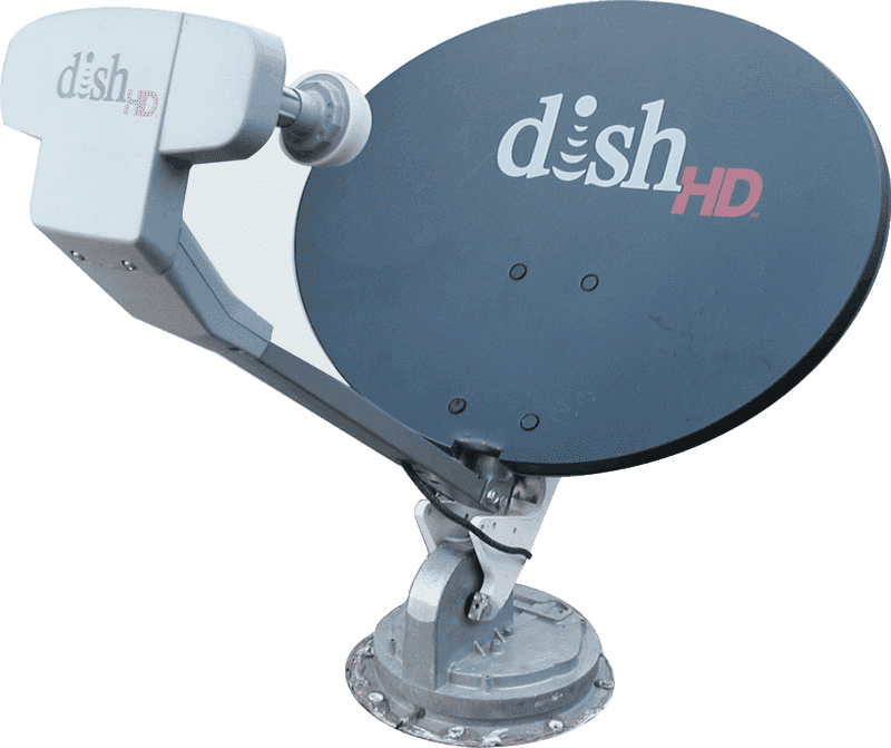 Dish HD Radio Antenna for Satellite Communication PNG