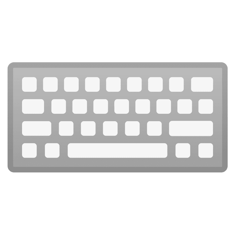 Sleek Modern Wireless Keyboard Design PNG