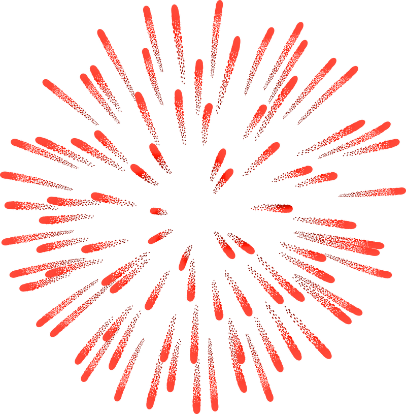 Radiant Firework Sparkler Burst of Joy PNG