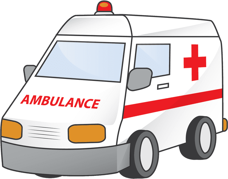 Emergency Response Ambulance Vehicle PNG