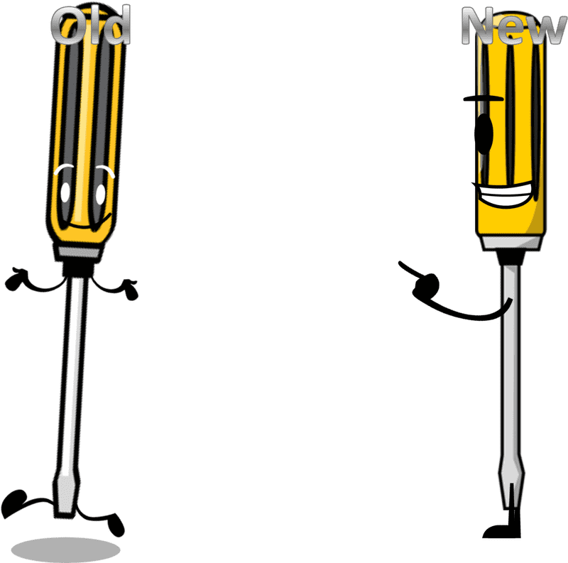 Old vs New The Evolution of the Screwdriver PNG