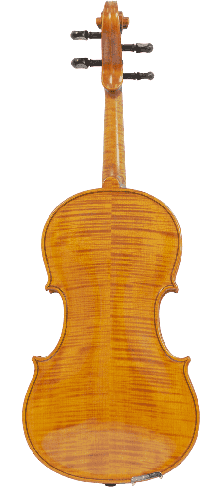 Elegant Vintage Violin with Intricate Wood Grain PNG