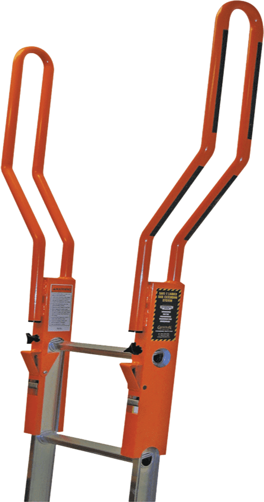 Dual-Arm Safety Ladder for Easy Climbing PNG
