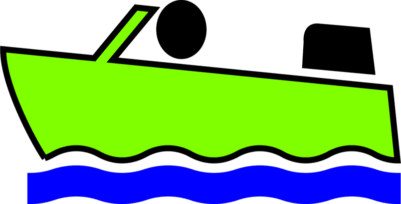 Vibrant Sailing Boat on Wavy Waters PNG