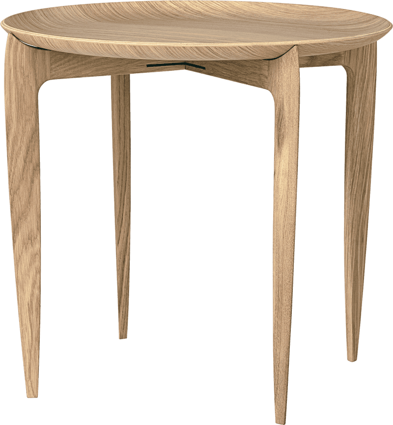 Scandinavian-Style Wooden Table Lamp Stand PNG