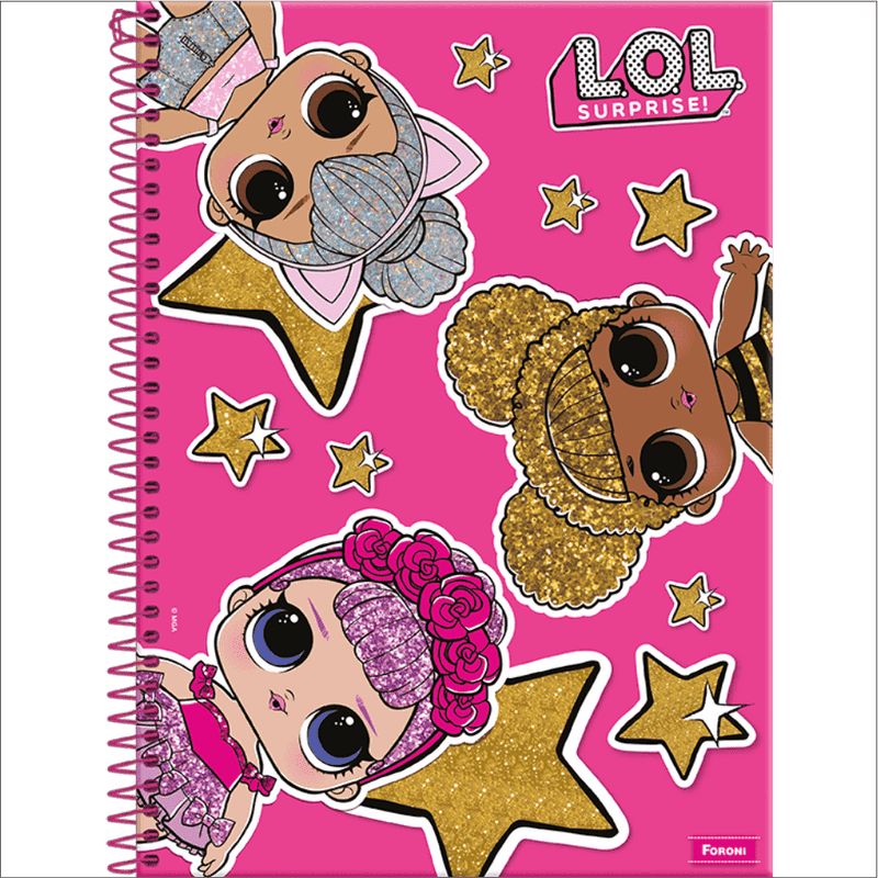 LOL Surprise Sparkle Stars Notebook PNG