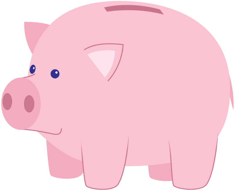 Piggy Bank Save for Your Future PNG