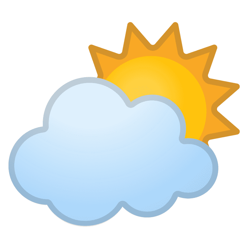 Sunny Cloud Glow PNG