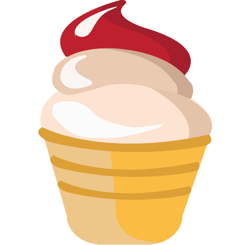 Deliciously Swirled Ice Cream Delight PNG