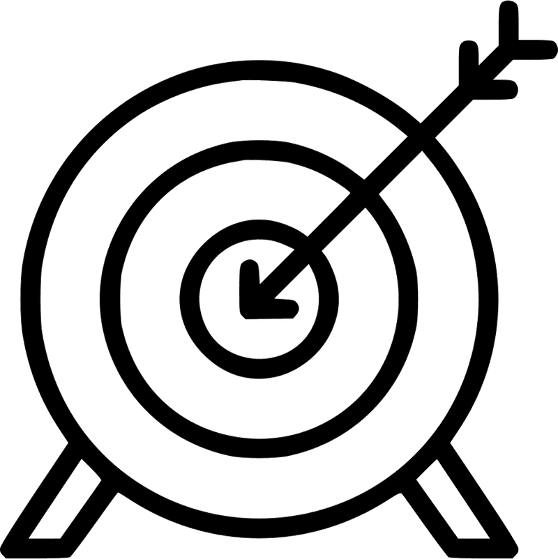 Precision Target Aiming for Success PNG