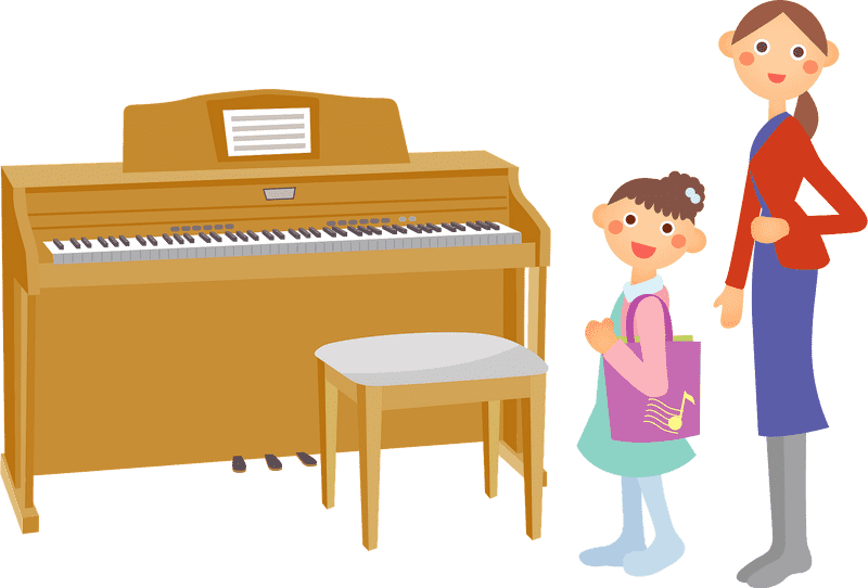 Joyful Piano Lessons A Mother and Daughter Duo PNG