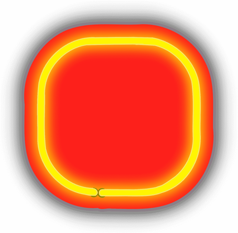 Vibrant Neon Sign in Radiant Colors PNG