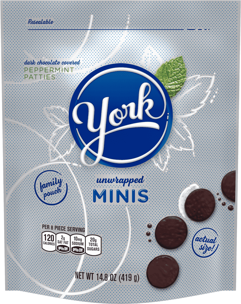 York Peppermint Candy Chocolate Treats Pack PNG