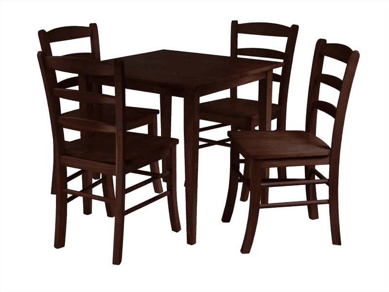 Simple Wooden Furniture in Hospital Room PNG