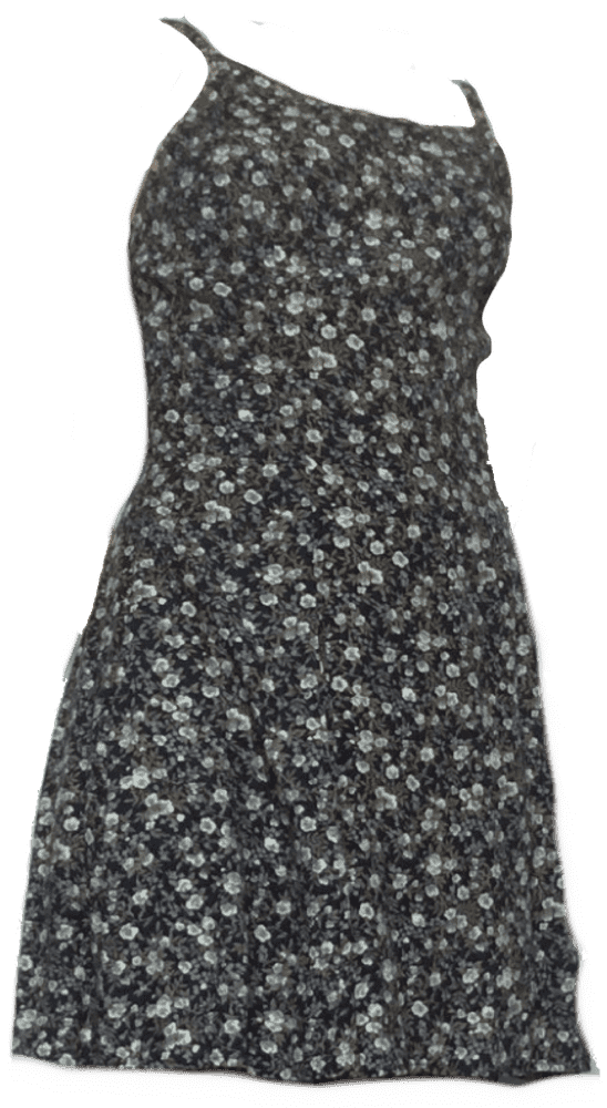 Floral Summer Cloth Dress for Elegant Outings PNG