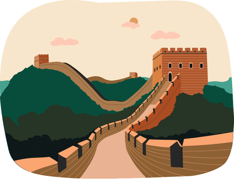 Majestic Bridge of the Ancient Wall PNG