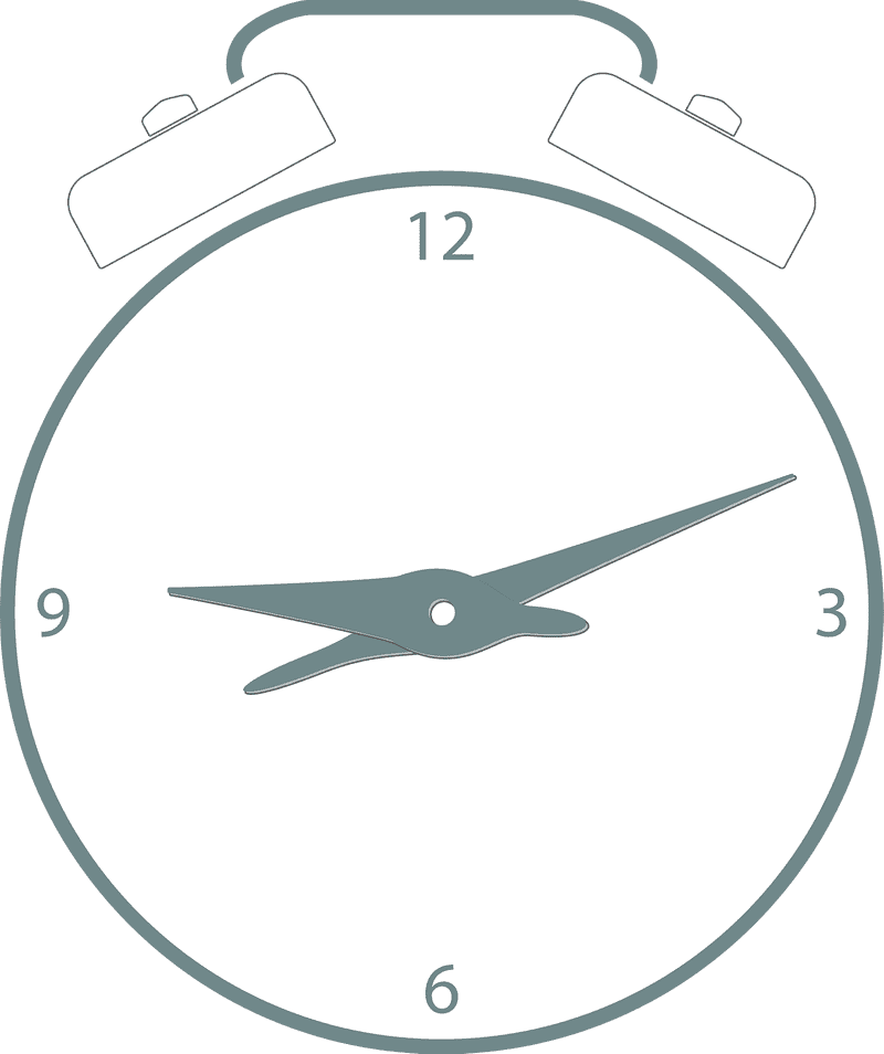 Modern Minimalist Alarm Clock Design PNG