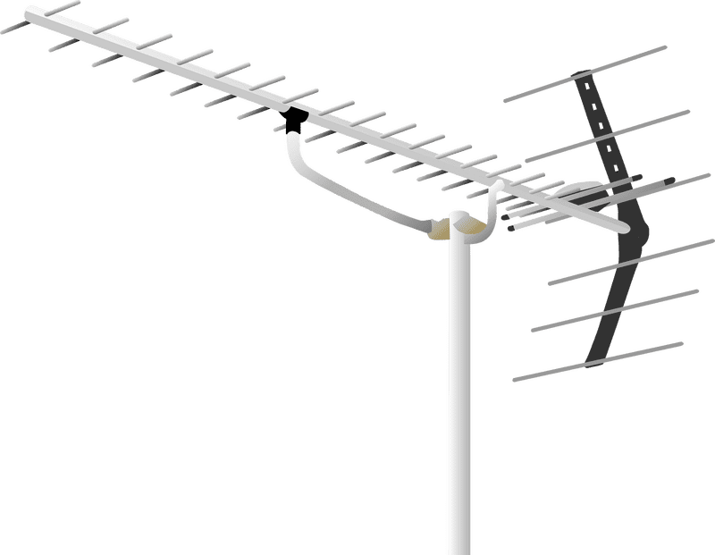 High-Performance Radio Antenna for Clear Signal Reception PNG