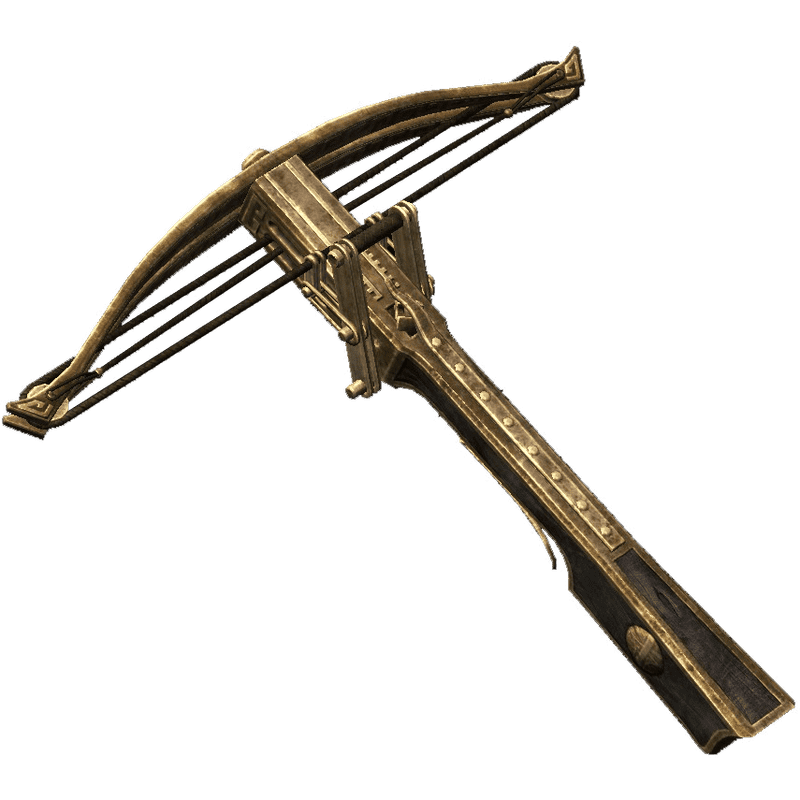 Golden Crossbow of Precision PNG