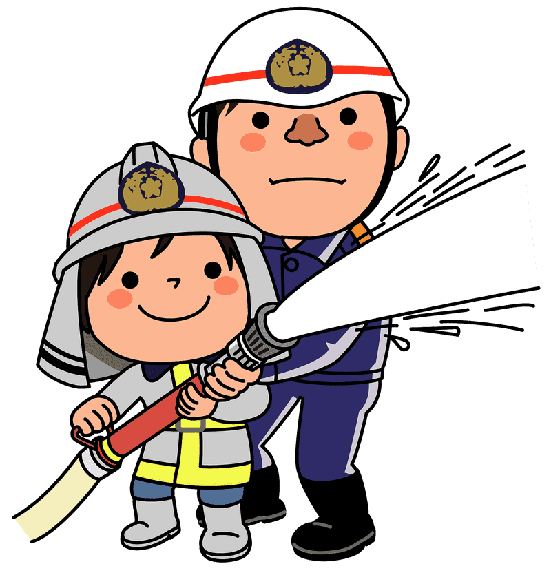 Firefighter Friends in Action PNG