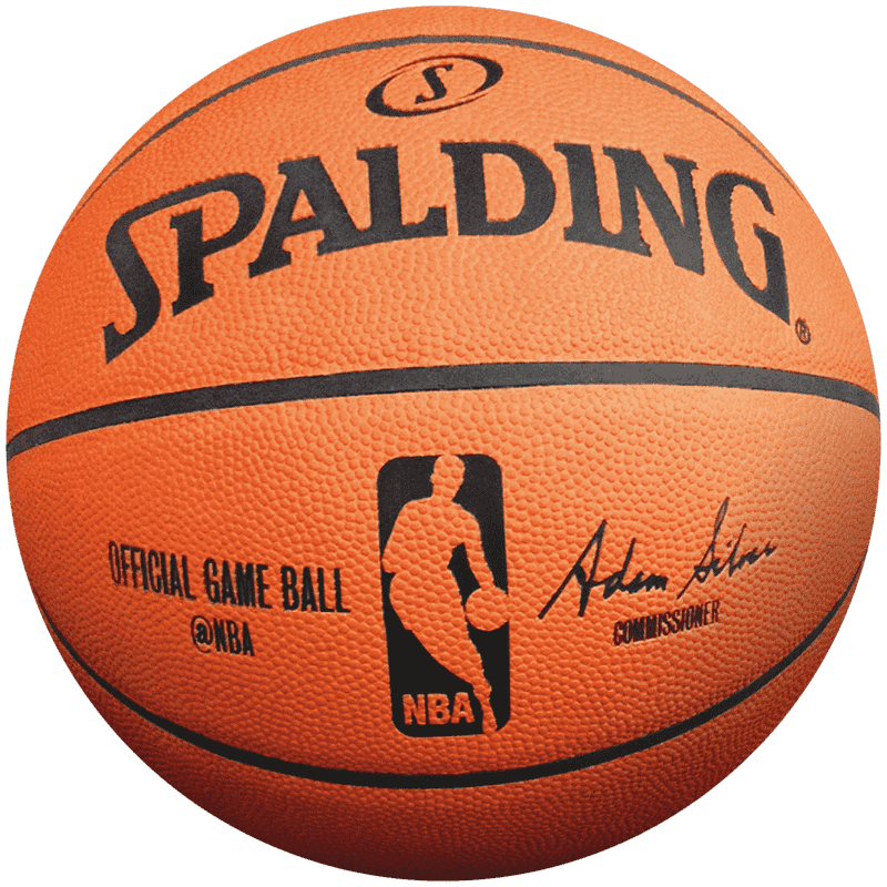 Official NBA Basketball Game Ball by Spalding PNG