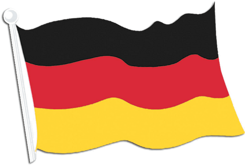 German National Flag Representation PNG