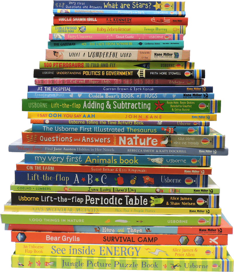 Colorful Books Tower Exploring Knowledge and Fun PNG