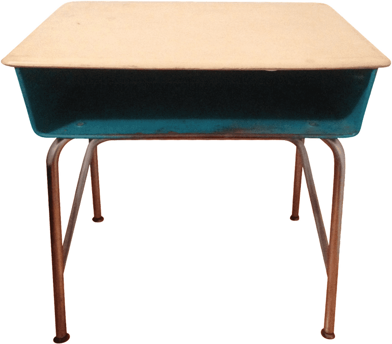 Simple Industrial Office Desk Design PNG