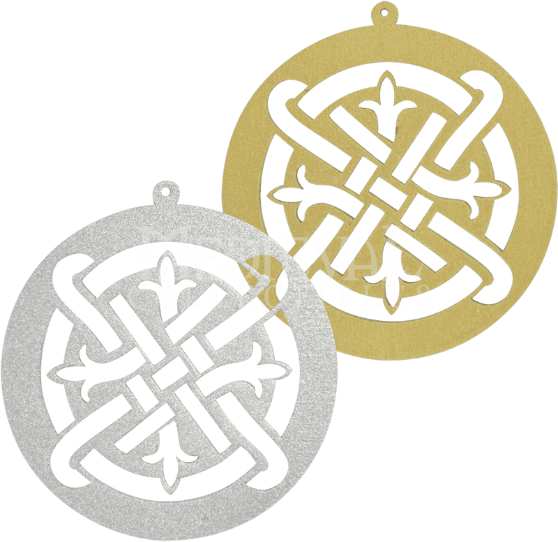 Elegant Walking Cane Decorative Medallions PNG